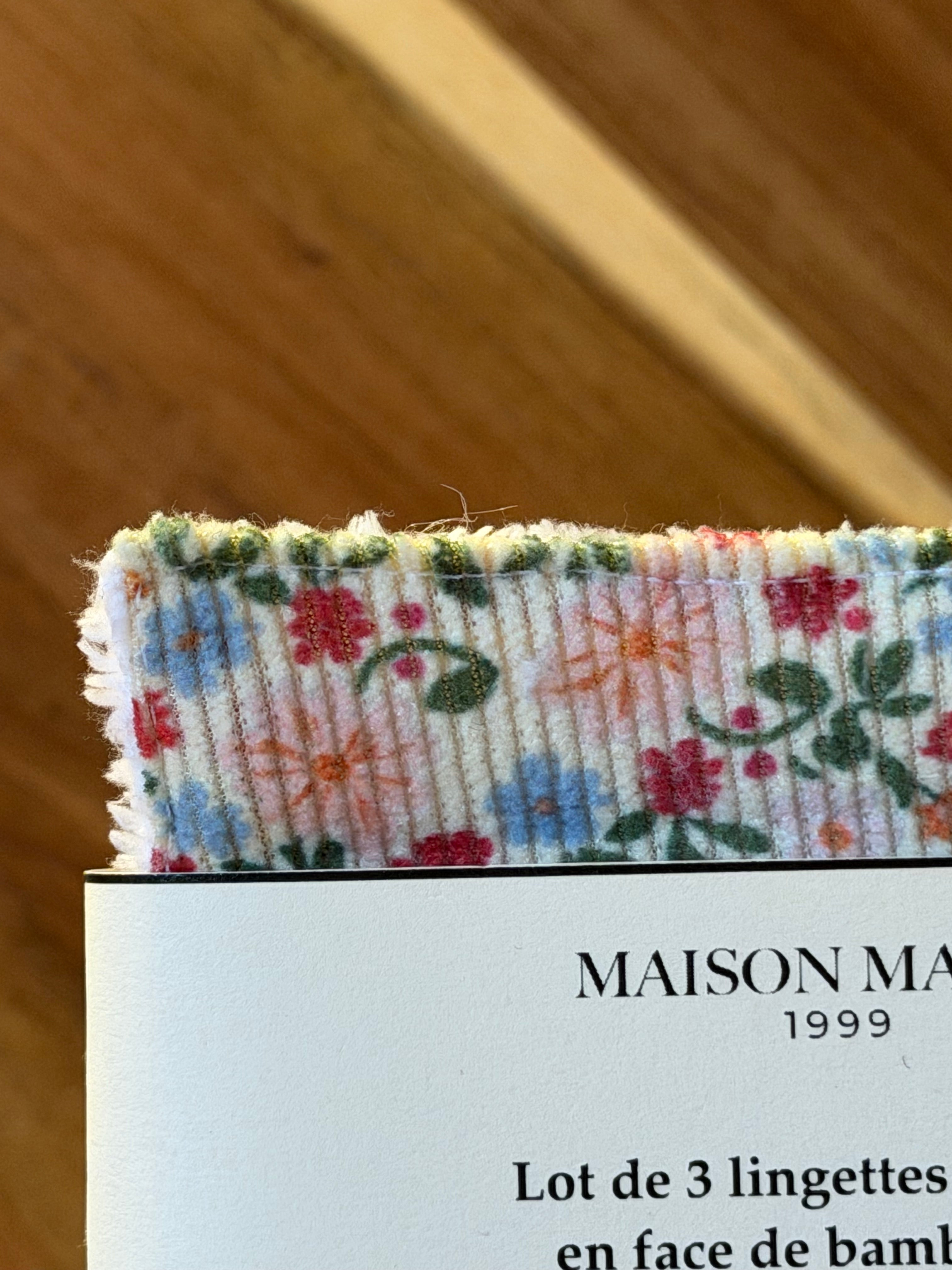 Lot de 3 lingettes lavables - N°9