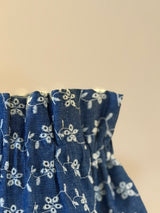 Col amovible victorien - Broderie Anglaise bleu