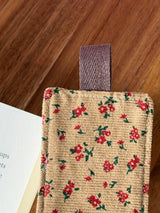Marque-page - Marron fleuri