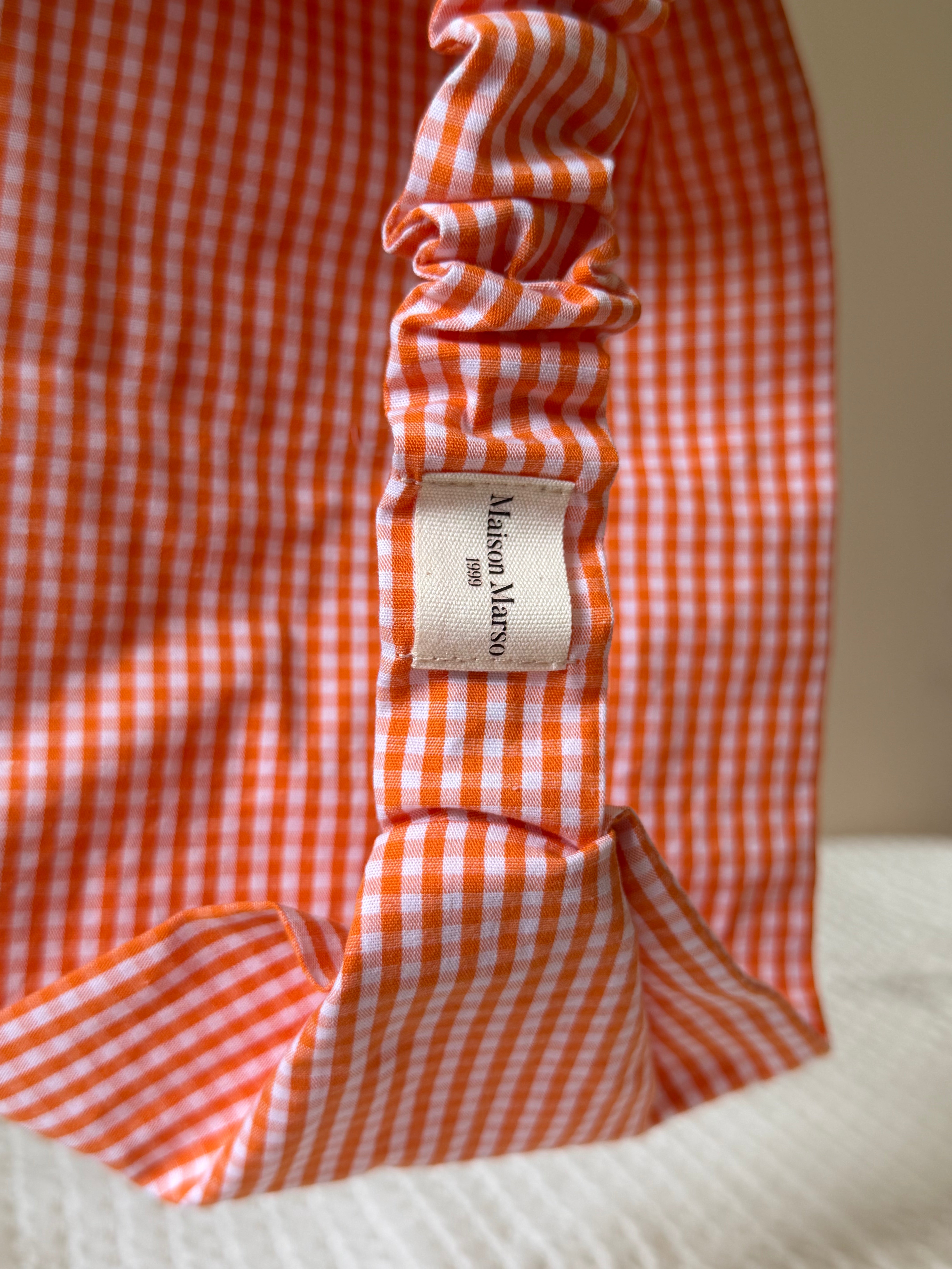 Bandana - Vichy orange