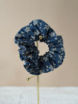Chouchou - Broderie Anglaise Bleu