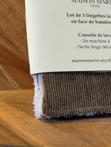 Lot de 3 lingettes lavables - N°2