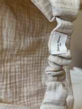 Bandana - Beige à fines rayures dorées